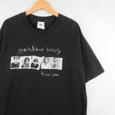 画像1: 2001 Matchbox Twenty ロックバンド ツアープリントTシャツ BLACK XL (1)