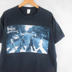 画像1: 90's THE BEATLES "ABBEY ROAD" ロックバンドアルバムTシャツ XL (1)