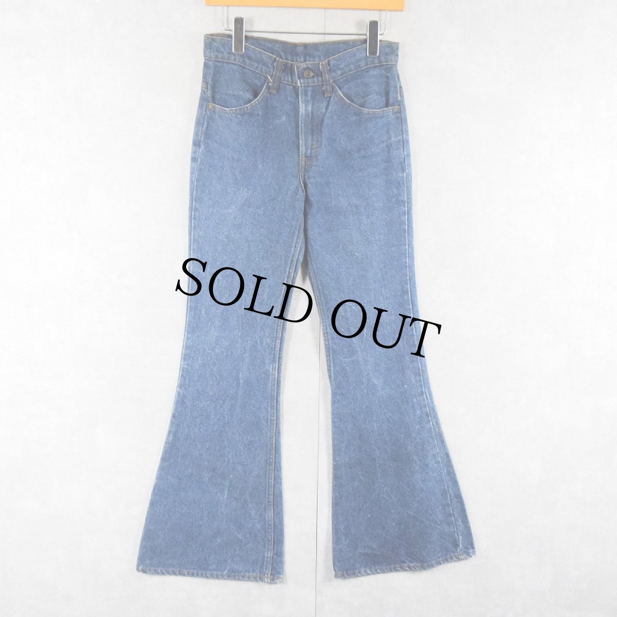 画像1: 80's Levi's 684 ベルボトムデニムパンツ W30 (1)