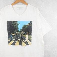 画像1: 2005 THE BEATLES "ABBEY ROAD" ロックバンドアルバムTシャツ XL (1)