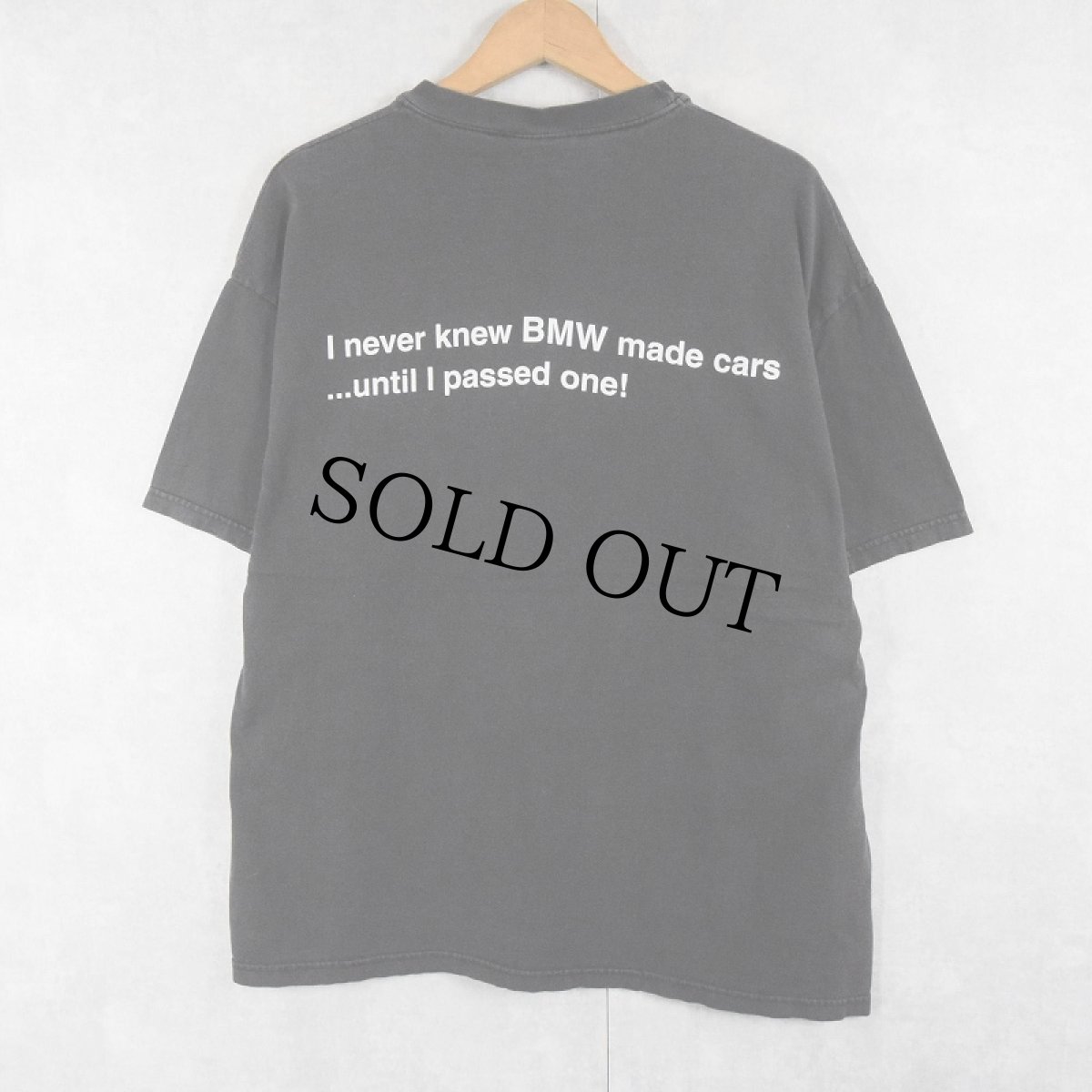 画像2: 2000's BMW Motorcycles "I never knew..." バイクメーカープリントTシャツ BLACK XL (2)