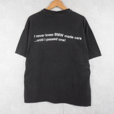 画像2: 2000's BMW Motorcycles "I never knew..." バイクメーカープリントTシャツ BLACK XL (2)