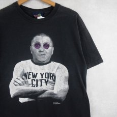 画像1: 90's The Three Stooges "John Lennon" パロディプリントTシャツ BLACK (1)