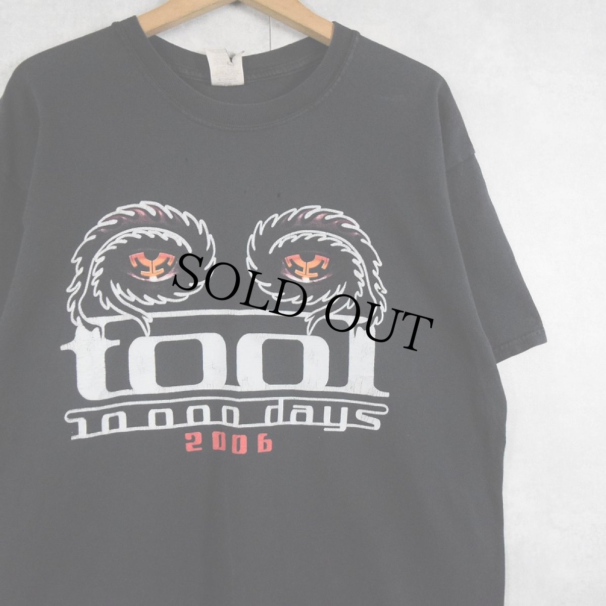画像1: 2006 TOOL "10000 days" ロックバンドツアープリントTシャツ BLACK L (1)