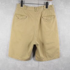 画像2: 50's U.S.ARMY チノショーツ W30 (2)