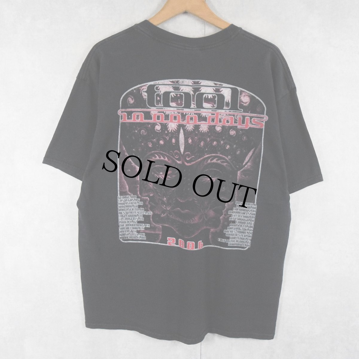 画像2: 2006 TOOL "10000 days" ロックバンドツアープリントTシャツ BLACK L (2)