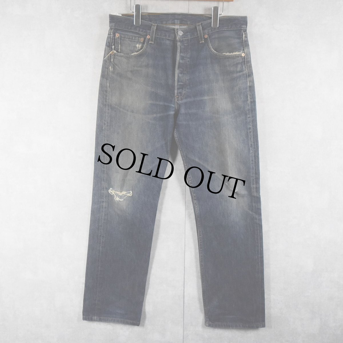 画像1: 90's Levi's 501 USA製 デニムパンツ W35 (1)