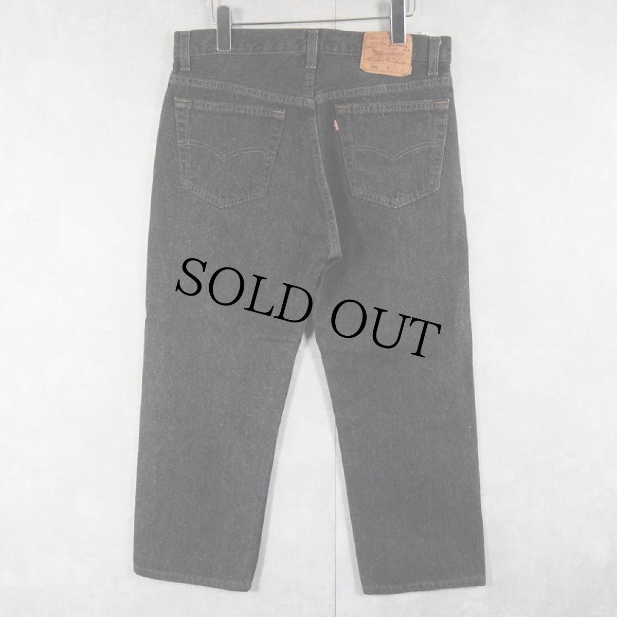画像2: 90's Levi's 501 USA製 先染め ブラックデニムパンツ W33 (2)