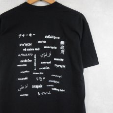 画像2: ANARCHY パンクロックバンドTシャツ BLACK M (2)