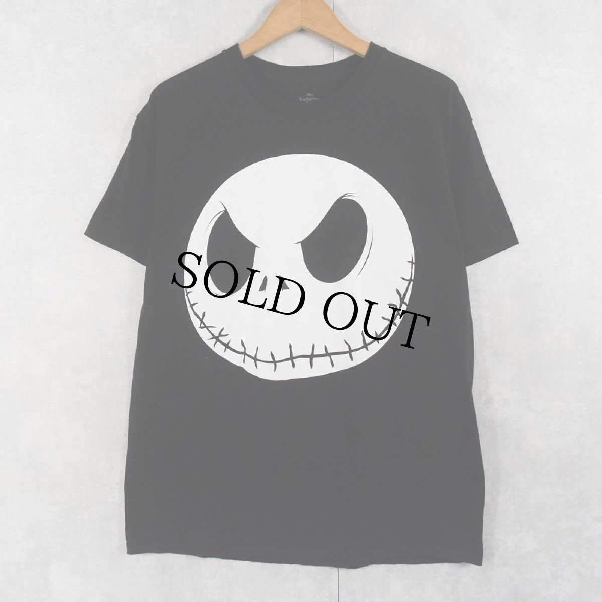 画像1: The Nightmare Before Christmas "Jack Skellington" キャラクタープリントTシャツ BLACK M (1)