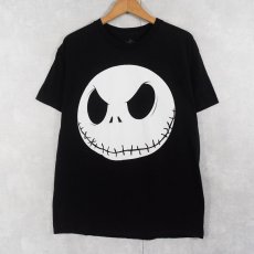 画像1: The Nightmare Before Christmas "Jack Skellington" キャラクタープリントTシャツ BLACK M (1)