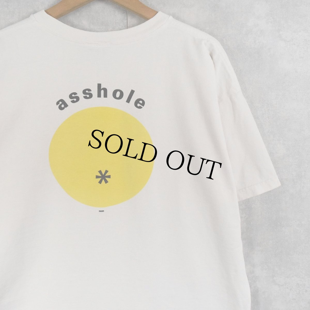 画像2: 90's〜 USA製 "have a nice day asshole" スマイルプリントTシャツ L (2)