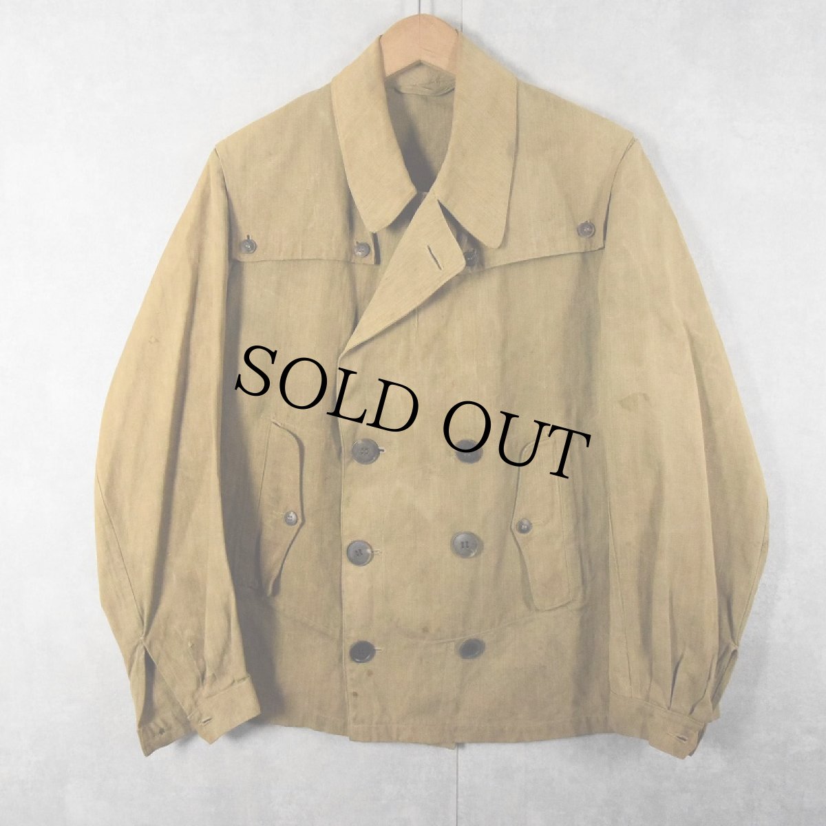 画像1: 1910's WWI German Navy サブマリンジャケット (1)