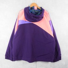 画像4: 90's NIKE AQUA GEAR リバーシブル ナイロンアノラックパーカー XL (4)
