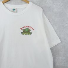 画像1: 90's Budweiser ビールメーカープリントTシャツ XL (1)