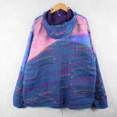 画像2: 90's NIKE AQUA GEAR リバーシブル ナイロンアノラックパーカー XL (2)