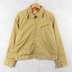 画像2: 60's Bill Boatman "Drifteood Kennel" 犬 ハンドペイント コットンワークジャケット SIZE42 (2)