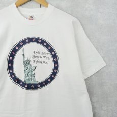画像1: 90's USA製 "1994 AMERICAN ARTISTRY" 自由の女神 プリントTシャツ L (1)
