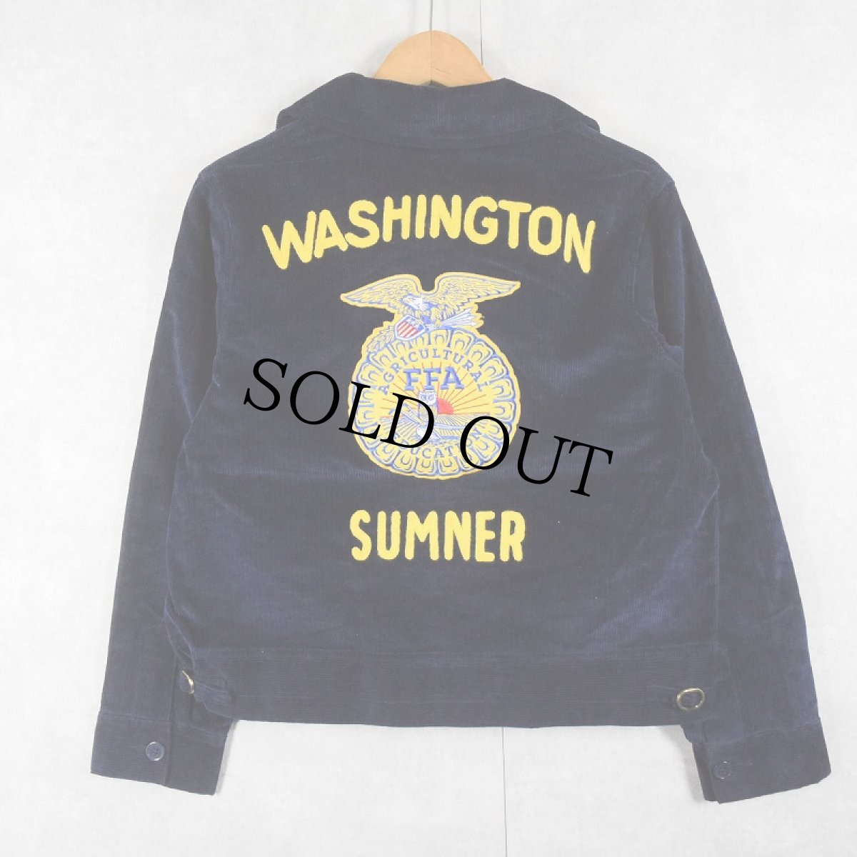 画像1: FFA "WASHINGTON SUMNER" ファーマーズコーデュロイジャケット SIZE38 (1)