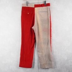 画像2: 80's Woodhouse Lynch Clothiers クレイジーパターン 太畝 コーデュロイパンツ W31 (2)