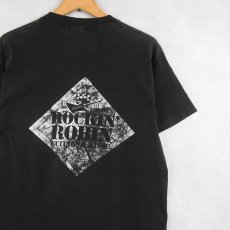 画像2: 90's Albert King USA製 ブルースシンガー プリントTシャツ BLACK L (2)