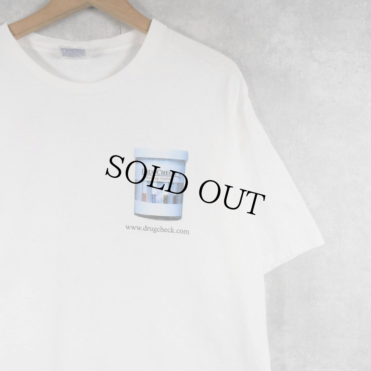 画像2: 【SALE】 2000's Drug Check "Bill Clinton" アメリカ前大統領プリントTシャツ XL (2)