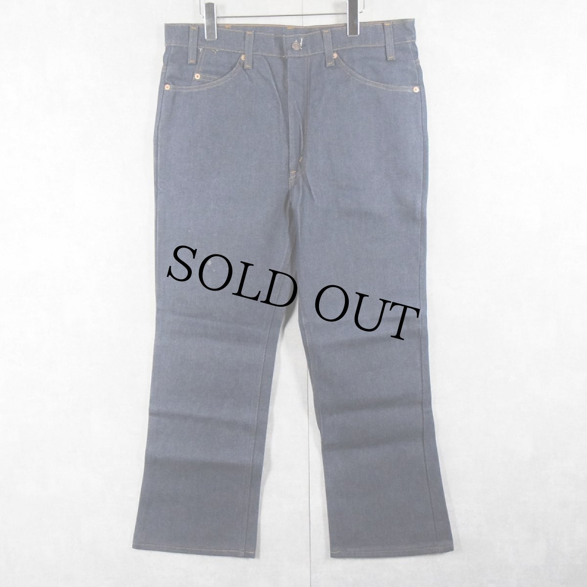 画像1: 80's Levi's 517 USA製 オレンジタブ ブーツカットデニムパンツ DEADSTOCK W36 (1)