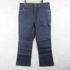 画像1: 80's Levi's 517 USA製 オレンジタブ ブーツカットデニムパンツ DEADSTOCK W36 (1)