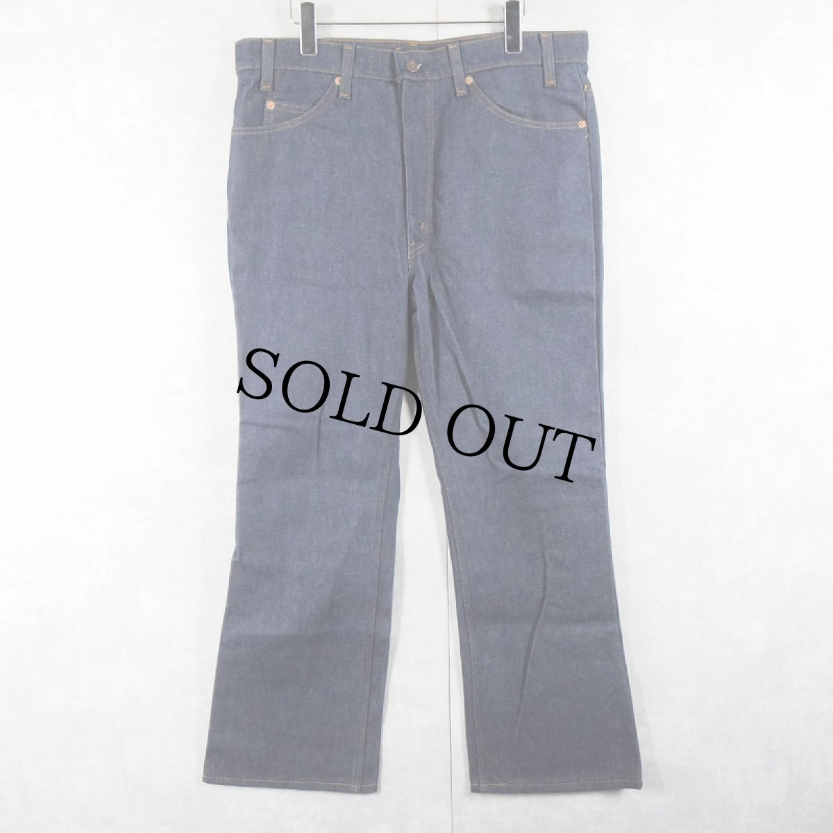 画像1: 80's Levi's 517 USA製 オレンジタブ ブーツカットデニムパンツ DEADSTOCK W36 (1)