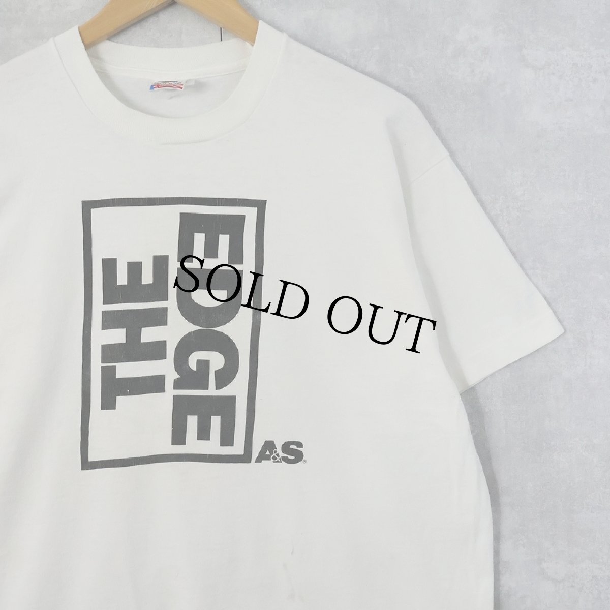 画像1: 90's A&S USA製 "THE EDGE" プリントTシャツ L (1)
