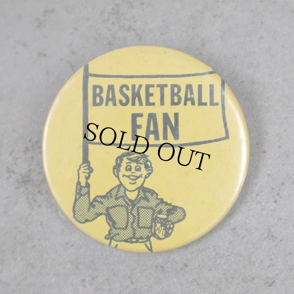 画像1: "BASKETBALL FAN" 缶バッジ (1)