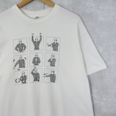 画像1: 90's USA製 レフェリープリントTシャツ XL (1)