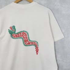 画像2: 90's COATL The Sorcerer USA製 蛇イラストプリントTシャツ L (2)