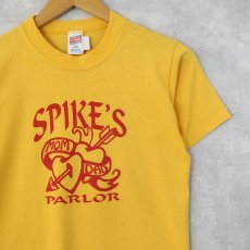 画像1: 90's SOFFE USA製 "SPIKE'S" プリントTシャツ YOUTH L (1)