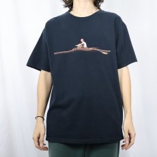 画像3: 90's〜 Thomas Eakins "PHILADELPHIA MUSEUM OF ART" アートプリントTシャツ BLACK L (3)