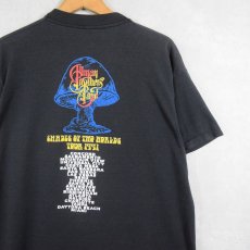 画像2: 90's ALLMAN BROTHERS BAND ブルースロックバンド ツアープリントTシャツ BLACK (2)