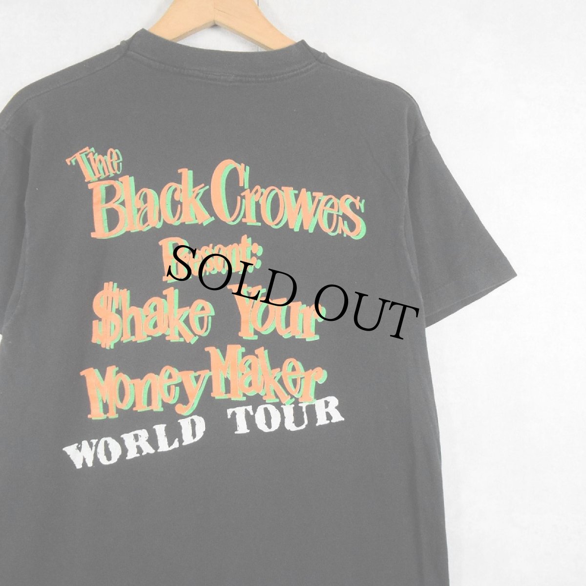 画像2: 90's The Black Crowes USA製 ロックバンド ツアープリントTシャツ BLACK XL (2)