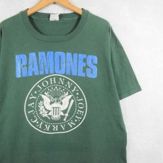 画像1: 90's RAMONES USA製 ロックバンド プリントTシャツ XL (1)