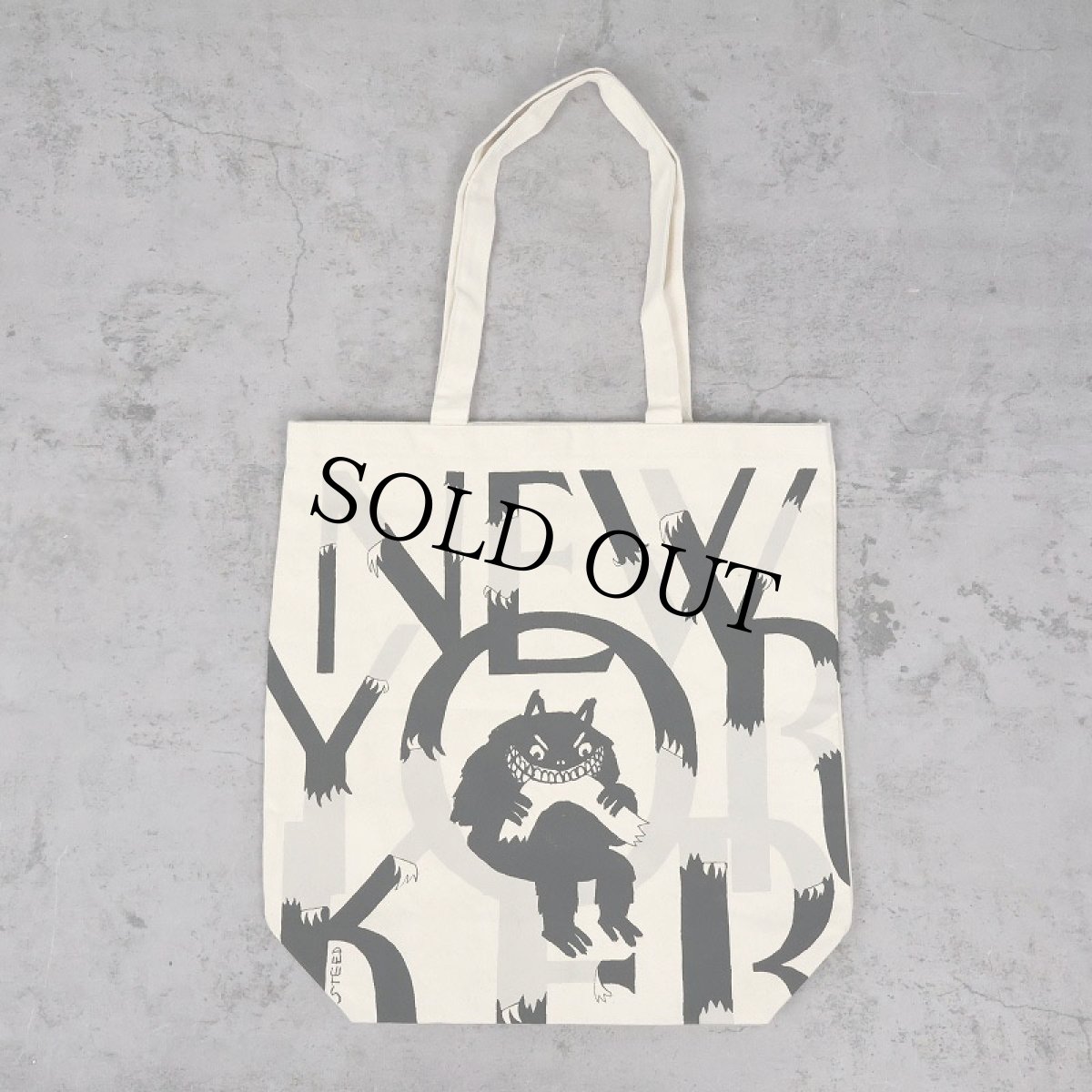 画像2: THE NEW YORKER ロゴプリント キャンバストートバッグ (2)