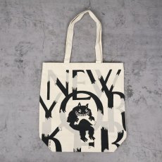 画像2: THE NEW YORKER ロゴプリント キャンバストートバッグ (2)