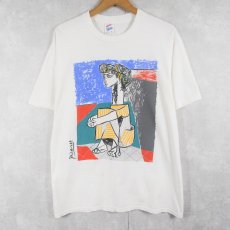 画像1: 90's Pablo Picasso USA製 アートプリントTシャツ L (1)