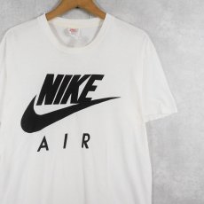 画像1: 90's NIKE 銀タグ USA製 ロゴプリントTシャツ L (1)