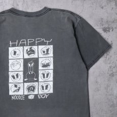 画像2: Johnny the Homicidal Maniac "Happy Noodle Boy" キャラクタープリントTシャツ BLACK L (2)