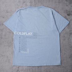 画像2: 2005 Coldplay "TWISTED LOGIC TOUR" ロックバンドツアープリントTシャツ L (2)