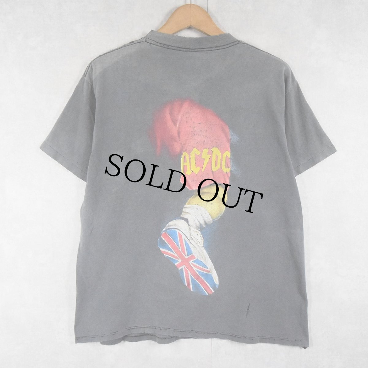 画像2: 90's AC/DC USA製 ロックバンド プリントTシャツ BLACK L (2)