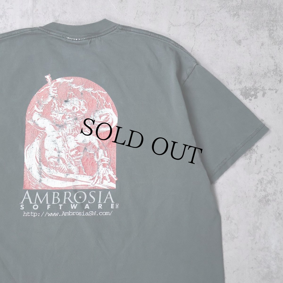 画像1: 〜2000's Ambrosia Software "Thaumaturgy" ソフトウェア企業プリントTシャツ BLACK XL (1)