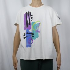 画像2: 90's NIKE 銀タグ USA製 プリントTシャツ L (2)