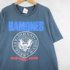 画像1: 90's RAMONES USA製 ロックバンド プリントTシャツ XL (1)