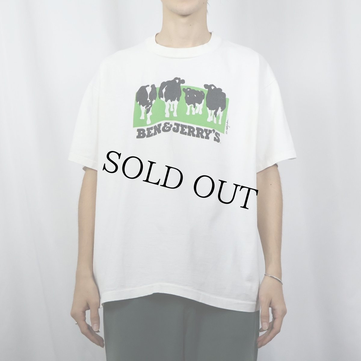 画像3: 90's BEN&JERRY'S "euphoria" USA製 企業プリントTシャツ XL (3)