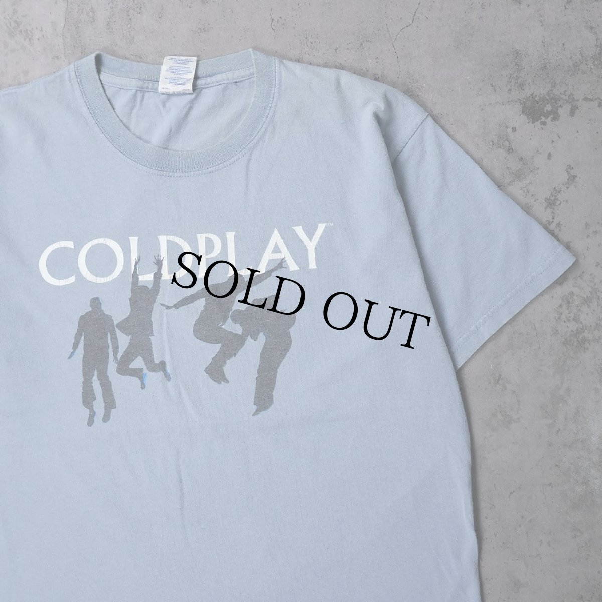 画像1: 2005 Coldplay "TWISTED LOGIC TOUR" ロックバンドツアープリントTシャツ L (1)